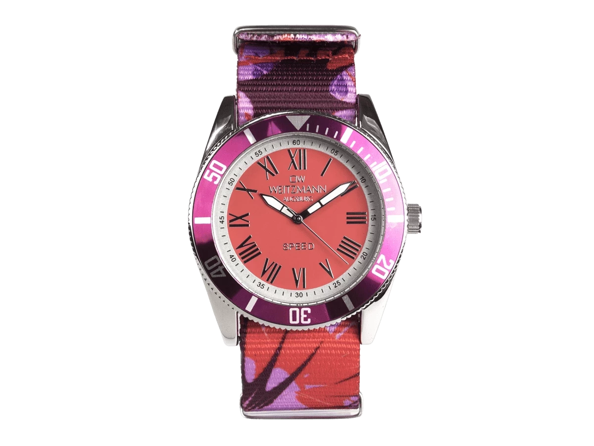 Bundle 3 • Herren-Uhren /// Boston, elegante Herren-Uhr, mit grünem Zifferblatt, mit Edelstahlband / Dresden, nostalgische Vintage-Uhr, Echtlederband hellbraun /  Geschenkt dazu: Speed Camouflage, Hippie-Unisex-Uhr, Look rot - Bild 14