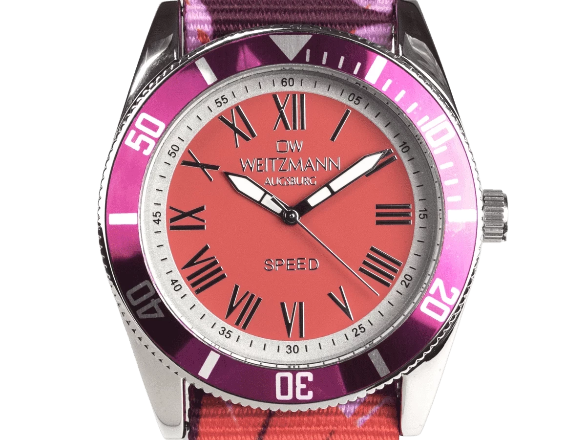 Bundle 3 • Herren-Uhren /// Boston, elegante Herren-Uhr, mit grünem Zifferblatt, mit Edelstahlband / Dresden, nostalgische Vintage-Uhr, Echtlederband hellbraun /  Geschenkt dazu: Speed Camouflage, Hippie-Unisex-Uhr, Look rot - Bild 15