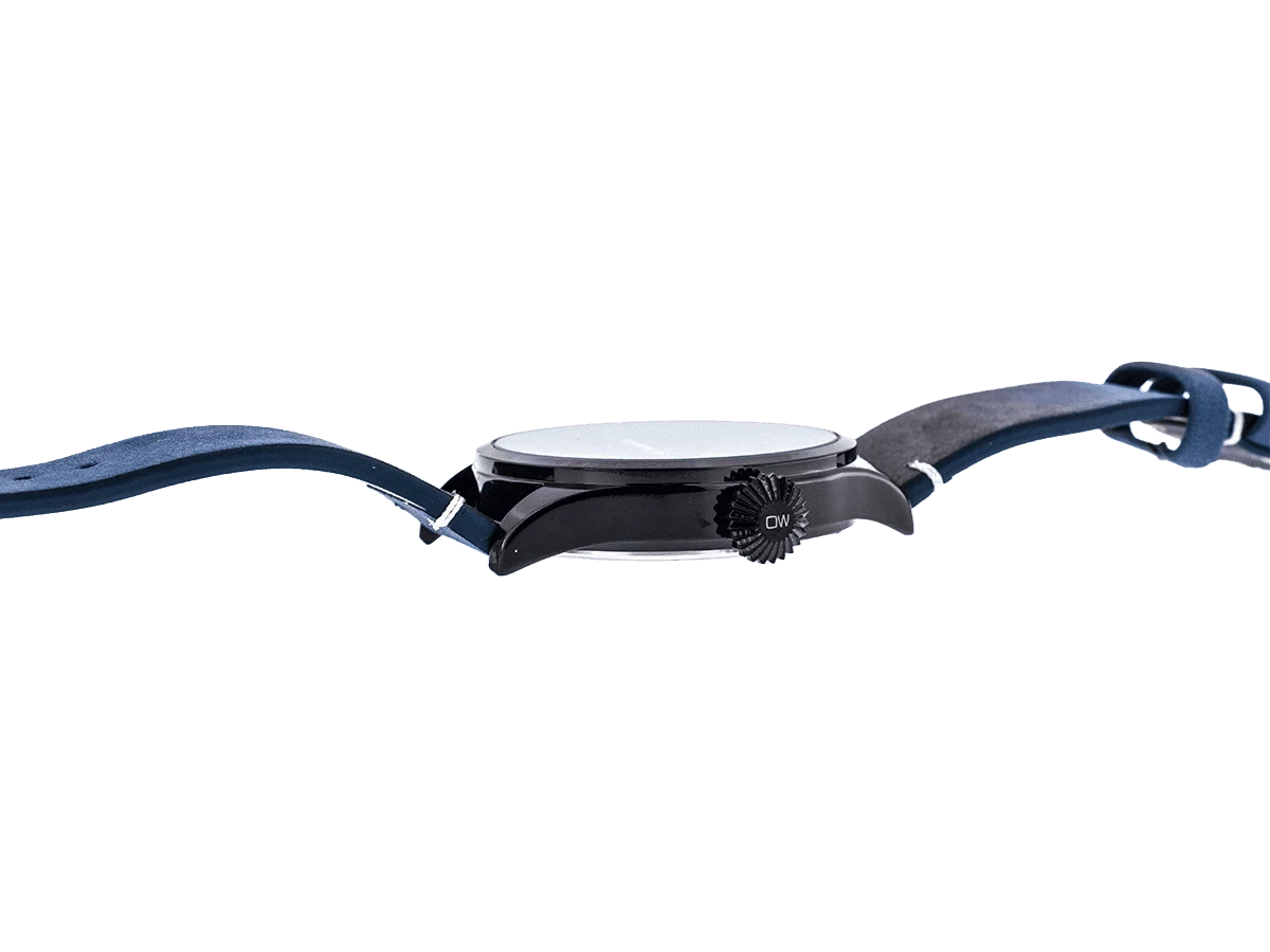 Bundle 5 • Herren-Uhren /// Classic, klassische Herren-Uhr, mit orangem Zifferblatt, Milanaiseband / Cool, attraktive Trend-Uhr, schwarz, Echtlederband blau / Geschenkt dazu: Speed, aktuelle Unisex Armband-Uhr, gestreiftes Natoband, Lünette mint - Bild 12