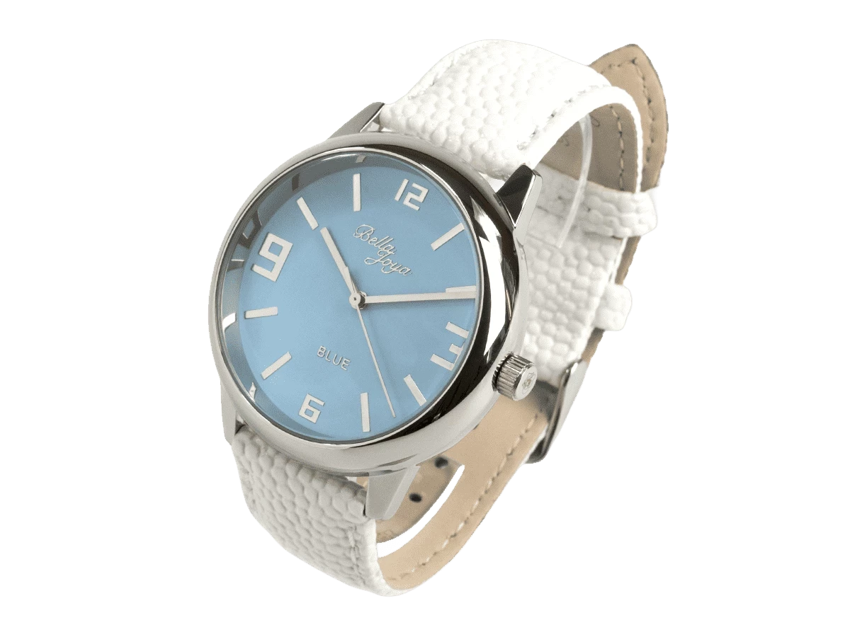 Bundle 1 • Damen-Uhren /// Angelique gold, Leder apricot / Blue weißes Band / Geschenkt dazu: Sunrise, Band blau - Bild 10