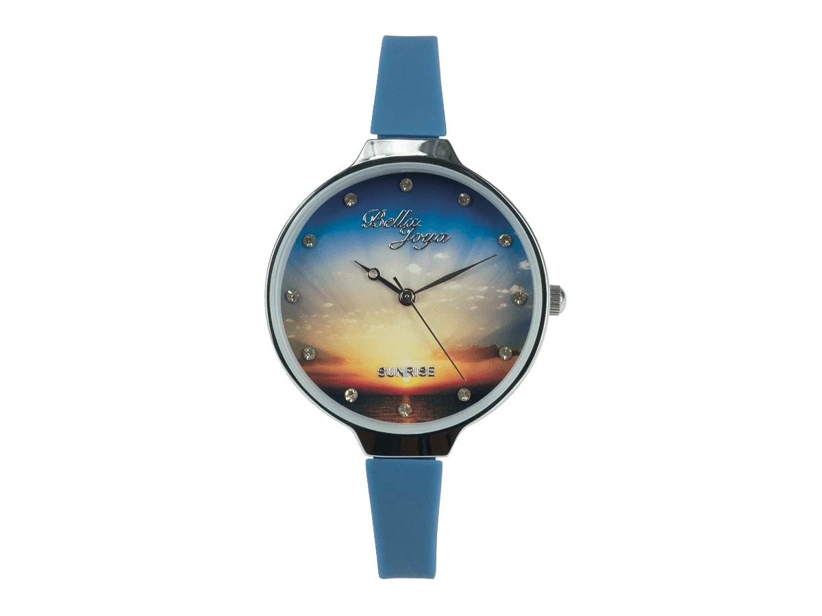 Bundle 1 • Damen-Uhren /// Angelique gold, Leder apricot / Blue weißes Band / Geschenkt dazu: Sunrise, Band blau - Bild 14