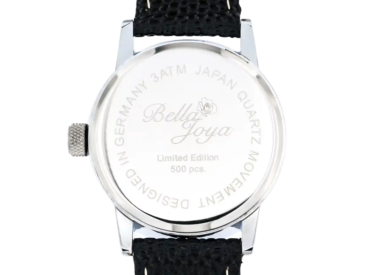 Bundle 2 • Damen-Uhren /// Angelique silber, Band Magenta / Capri, Echtlederband grün / Geschenkt dazu: Sunrise, Band gelb - Bild 7