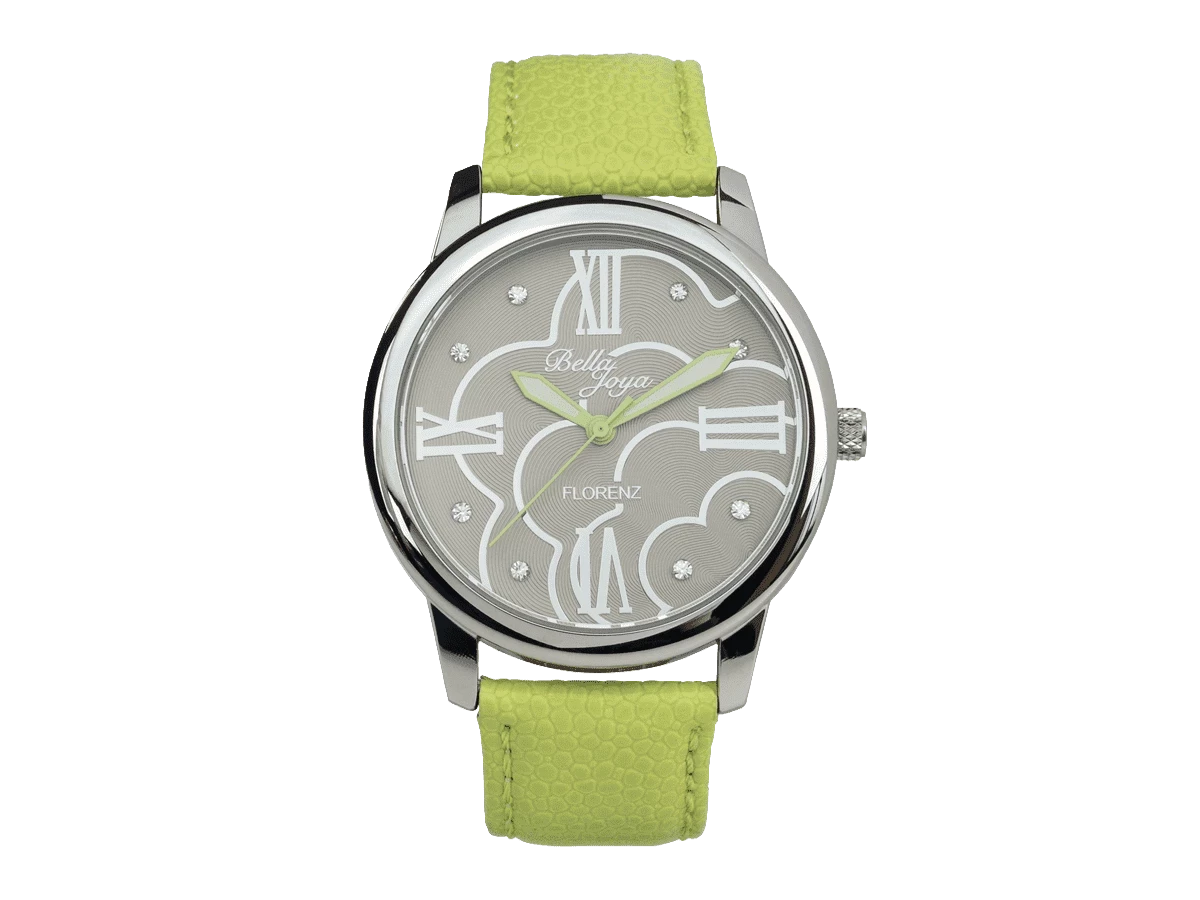 Bundle 3 • Damen-Uhren /// Elba, Milanaiseband / Florenz, Echtlederband hellgrün / Geschenkt dazu: Sunrise, Band rot - Bild 8