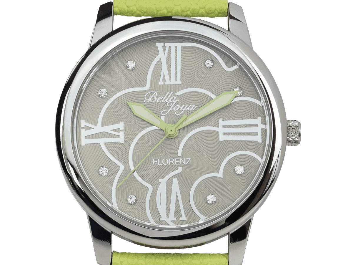 Bundle 3 • Damen-Uhren /// Elba, Milanaiseband / Florenz, Echtlederband hellgrün / Geschenkt dazu: Sunrise, Band rot - Bild 9