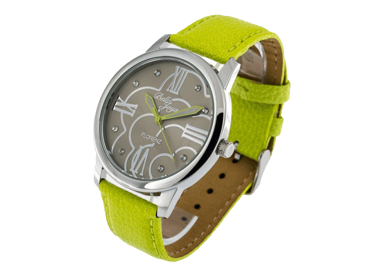 Bundle 3 • Damen-Uhren /// Elba, Milanaiseband / Florenz, Echtlederband hellgrün / Geschenkt dazu: Sunrise, Band rot - Bild 10