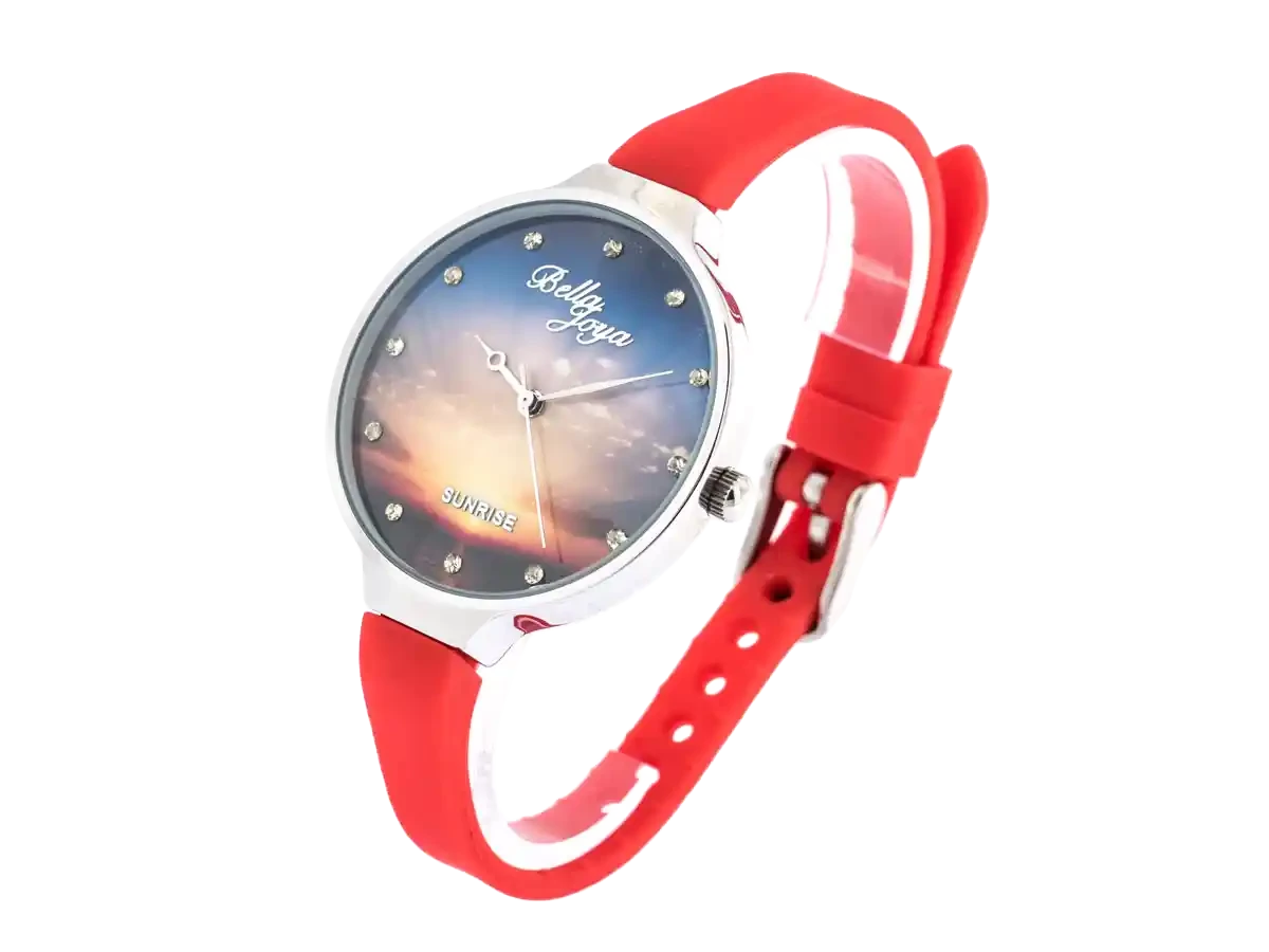 Bundle 3 • Damen-Uhren /// Elba, Milanaiseband / Florenz, Echtlederband hellgrün / Geschenkt dazu: Sunrise, Band rot - Bild 16