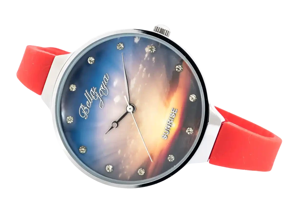 Bundle 3 • Damen-Uhren /// Elba, Milanaiseband / Florenz, Echtlederband hellgrün / Geschenkt dazu: Sunrise, Band rot - Bild 17