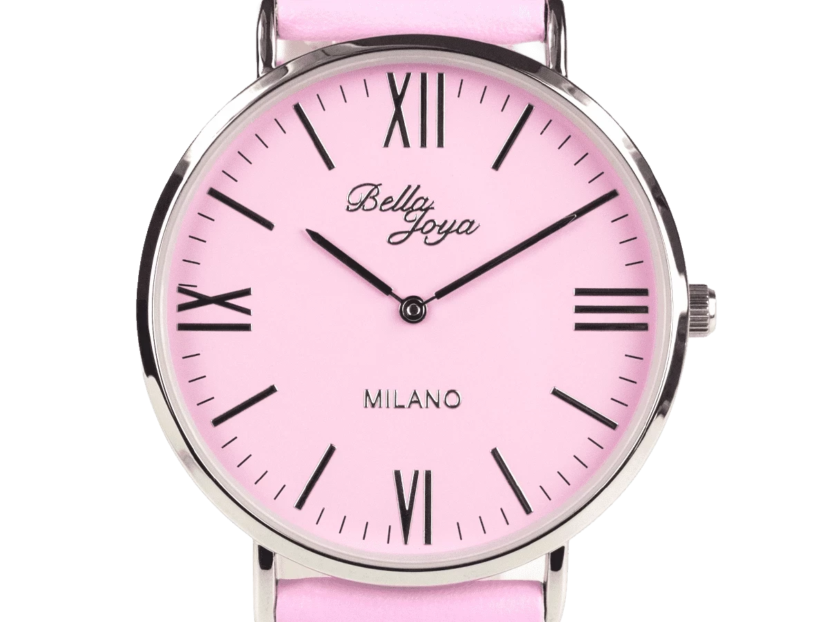 Bundle 4 • Damen-Uhren /// Ibiza, Echtlederband schwarz / Milano rosa / Geschenkt dazu: Sunrise, Band orange - Bild 9