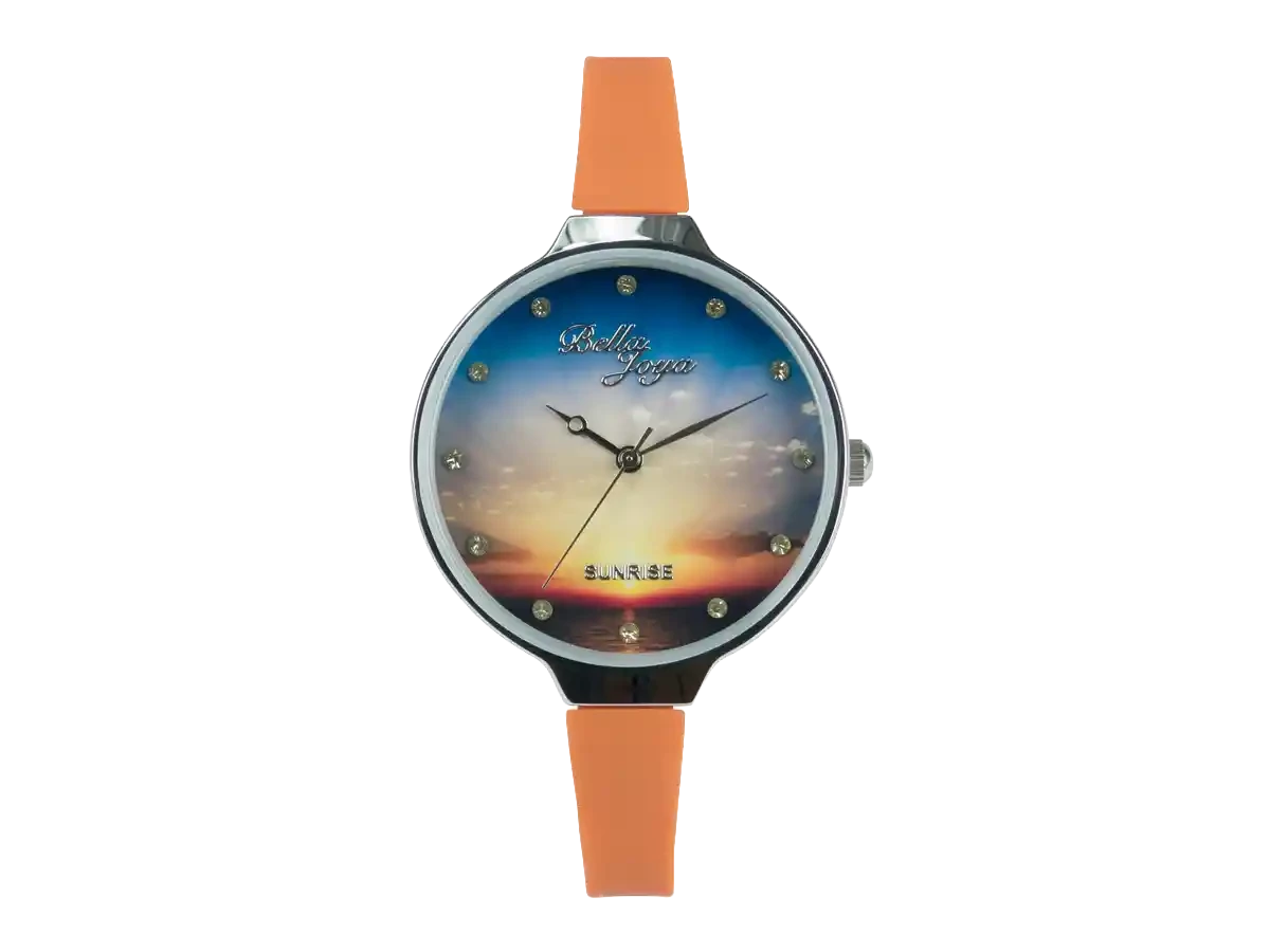 Bundle 4 • Damen-Uhren /// Ibiza, Echtlederband schwarz / Milano rosa / Geschenkt dazu: Sunrise, Band orange - Bild 14