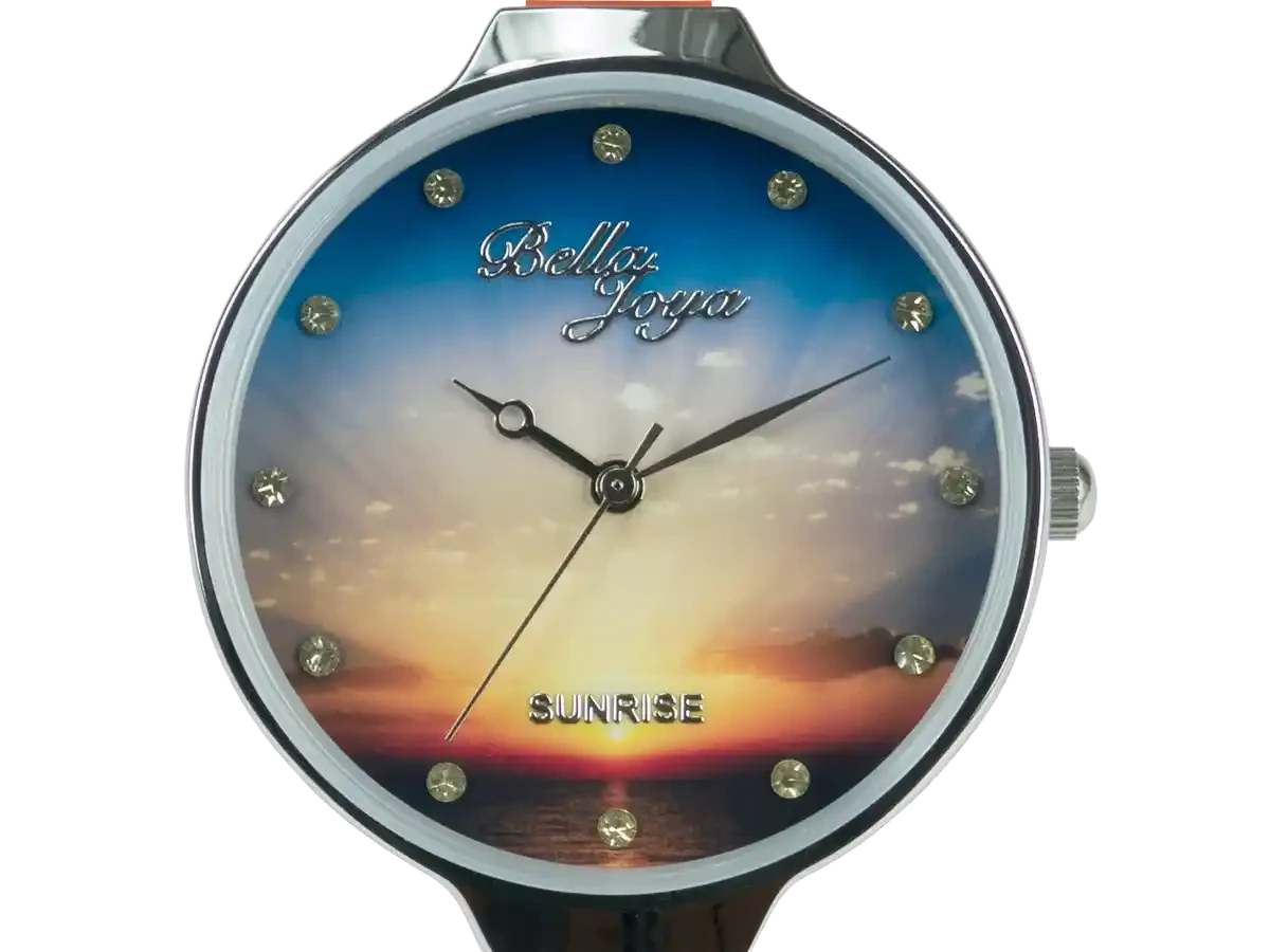 Bundle 4 • Damen-Uhren /// Ibiza, Echtlederband schwarz / Milano rosa / Geschenkt dazu: Sunrise, Band orange - Bild 15