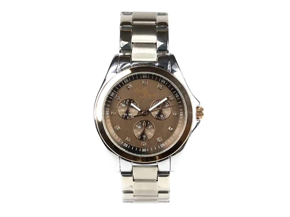 Bundle 5 • Damen-Uhren /// Milano mint / Venedig, edle Damen-Uhr, Zifferblatt kaffee & Edelstahlband silber / Geschenkt dazu: Sunrise, Band sandfarben - Bild 8